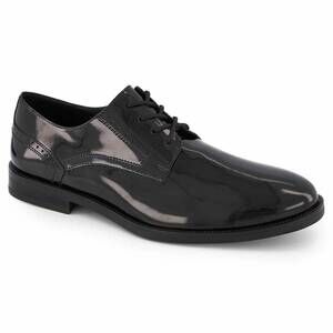 NEW FERRATO men's oxford dress shoes in black